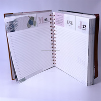 Carnet A5 personnalisé 52 semaines, couverture rigide, spirale, yeux du diable, voeux bibliques, pochette intérieure, journal de prière, agenda, carnet de notes
