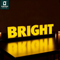 Letrero LED con Iluminación Frontal IP65 para Exteriores, Publicidad con Nombre de Tienda