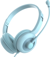 Casque audio stéréo filaire de type C avec microphone pour centre d'appels, casque téléphonique OEM