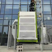 Ascenseur de chantier robuste à crémaillère et pignon de 2 tonnes SC200, cabine simple, pour bâtiment extérieur, équipement de levage de passagers