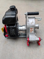Mini forêt rapide tambour câble de frein cabestan levage aérien essence treuil à main gaz puissance tirant treuil de levage