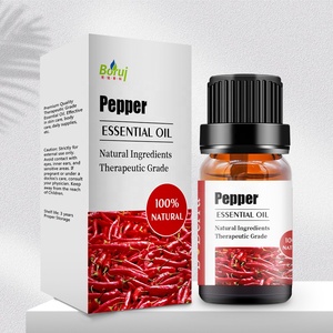 Huile de Capsaïcine 100% Pure et Naturelle (Graines de Piment Rouge) – Huile Essentielle Pure Distillée à la Vapeur pour Massage et Amincissement Corporel – Prix de Gros - Product Image 1
