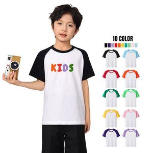 Wholesale Family Parent-child Sports <b>Tshirts</b> Custom Embroidery 100% Pure Cotton T Shirt Loose Uniform Round Neck T-shirt for Men - Product Image 2