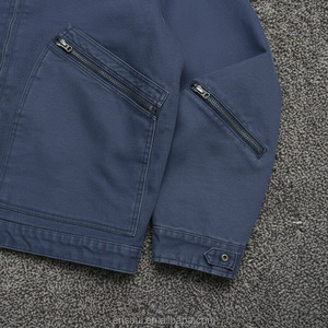 سترة رجالية مخصصة من القماش القطني عالي الجودة بأسلوب الشارع الكلاسيكي، سترة ثقيلة للعمال مقاومة للرياح للشتاء - Product Image 4