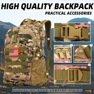 30L Camouflage Tactical <b>Backpack</b> Oxford Travel Rucksack <b>Large</b> Capacity Hiking Camping Daypack - Product Image 1