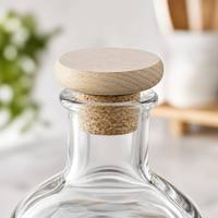 Bouchons en liège artisanaux en bois naturel pour bouteilles, couvercles ronds, bouchons et fermetures de bouteilles, couvercles de flacons pour flacons de parfum et d'arômes