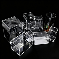 Haute Qualité Grenouille Araignée Insecte Reptiles Accessoires Vitrines Reptile Boîte D'élevage Habitat Terrariums Cage