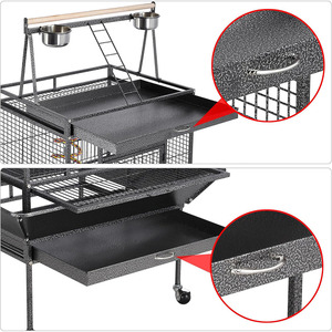 China Manufacture Factory Direct <strong>Eco</strong>-Friendly Metal Large <strong>Big</strong> Size Outdoor Aviary Strong <strong>Bird</strong> Cage for Parrots <strong>Bird</strong> Supplies - Product Image 5