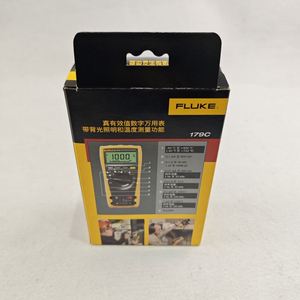 179C True-RMS พร้อมการวัดอุณหภูมิและจอแสดงผลแบบมีไฟพื้นหลัง - III 1000V, IV 600V 179C 179C ดิจิตอล M - Product Image 6