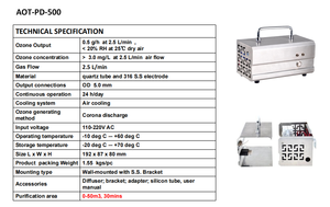 ماكينة مولد أوزون مصغرة جهاز تنقية المياه المنزلي لمياه الشرب - Product Image 4