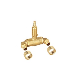 Valvola di arresto maschio PEX in ottone da 25 mm con superficie placcata per <span class=keywords><strong>tubi</strong></span> PEX a innesto a pressione per acqua - Product Image 3