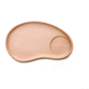 Japanse En Koreaanse Houten Taille-Vormige Brood Koffie Dessertbord