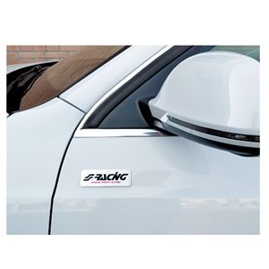 Simoni Racing Metal Logo 9.4x3.2 - Adhesivo para coche, aluminio - Product Image 2