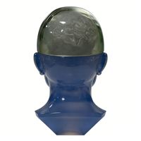Estatua Impresa en 3D Transparente Personalizada, Escultura de Resina Transparente, Modelos de Arte, Decoración del Hogar, Exhibición en Galería, Regalo Coleccionable, Color Personalizado