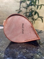 CHOU Shanghai Waterdrop Étui à lunettes double haut de gamme en cuir véritable durable, décontracté et simple, pour lunettes de soleil et de vue