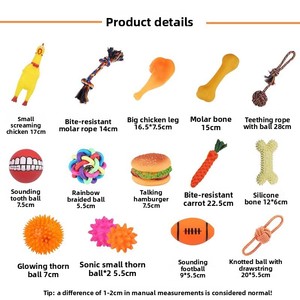 Juguete Masticable Resistente de PP para Perros - Antiaburrimiento para Cachorros y Perros Pequeños/Grandes, Ideal para Bichón, Corgi, Teddy - Product Image 4
