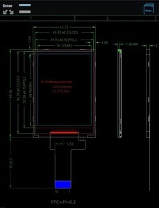 YD 2.4 inch TFT <span class=keywords><strong>LCD</strong></span> module lcm240x320 Màn hình màu 16-bit 8-bit phổ biến HD hiển thị 1 năm bảo hành - Product Image 2