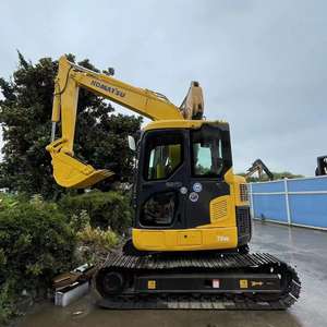 Miniexcavadora hidráulica Komatsu PC78 de 7 toneladas de Japón usada con pocas horas, componentes principales, bomba de engranajes de caja de cambios de motor - Product Image 4