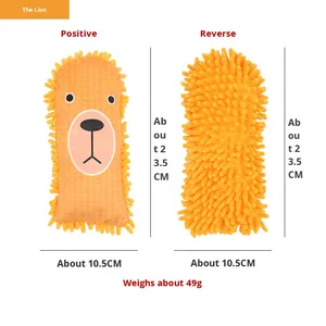 Jouet à mâcher en peluche hérisson très populaire, résistant aux morsures, pour petits animaux, pour la dentition et le soulagement de l'ennui, jouet couineur en velours pour chien - Product Image 6