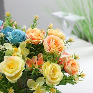Petites roses artificielles décor à la <span class=keywords><strong>maison</strong></span> ensemble de décoration de mariage boîte emballée fausses fleurs pour accessoires de photographie pour la Saint-Valentin - Product Image 4