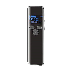 Grabadora de Voz Digital 920 Mini Reproductor MP3 con Doble Micrófono y Batería de Larga Duración para Reuniones, Entrevistas y Aulas - Product Image 1