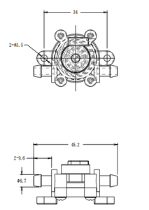 Saiersensor <span class=keywords><strong>Mini</strong></span> Plastic <span class=keywords><strong>Flow</strong></span> Sensor DC3-24V Food Grade Pom Plastic Hal <span class=keywords><strong>Flow</strong></span> Sensor 0,4-2l/Min Waterstroom Sensor - Product Image 4