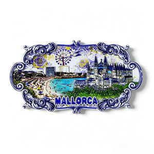 Imán de Resina Personalizado con Diseño de Lagarto del Parque Gueell, Imán 3D para Refrigerador con Mosaico de la <span class=keywords><strong>Sagrada</strong></span> <span class=keywords><strong>Familia</strong></span> de Barcelona, España, Arquitectura, Proveedor de Imanes para Refrigerador - Product Image 4
