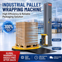 Machine d'emballage extensible électrique entièrement automatique à grande vitesse pour cartons, sacs, canettes et emballages en verre en entrepôt