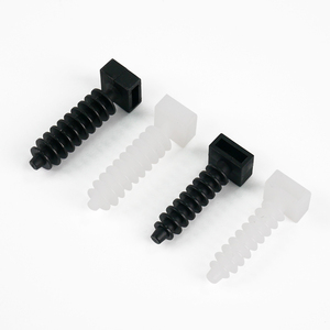 Supports d'<span class=keywords><strong>attache</strong></span> de câble en plastique pour prise <span class=keywords><strong>murale</strong></span> en nylon à trou de 8 à 9mm - Product Image 3