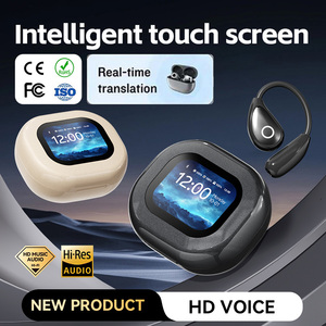 Audífonos Inalámbricos M94 <span class=keywords><strong>de</strong></span> Gancho Abierto con Pantalla Táctil y Bluetooth, Compatibles con Traducción IA y Tarjeta TF para Viajes y Negocios - Product Image 1