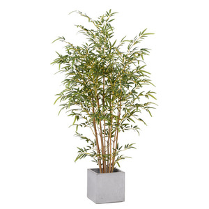 Plante artificielle en pot, écran de séparation pour centre commercial, hôtel, restaurant, clôture décorative - Product Image 5