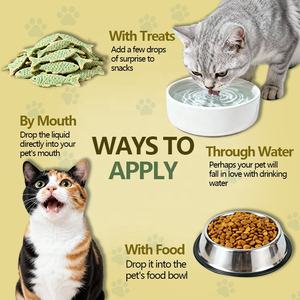 Tetes Kelenjar Anal Anjing Kucing 60ml Membantu Pencernaan Mendukung Formula Veteriner Cairan Kelenjar Anal untuk Suplemen Kesehatan Anjing Kucing - Product Image 4