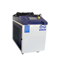 Nueva Máquina de Limpieza Láser Industrial Portátil Refrigerada por Agua de 1500W, 2000W, 3000W para Eliminación de Óxido y Pintura