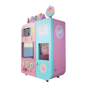 Distributeur automatique de barbe à papa Wifi, petit modèle commercial pour enfants, fonctionnement professionnel par pièces de monnaie, mini distributeur de bonbons - Product Image 6