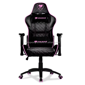 Chaise de bureau pivotante ergonomique à dossier haut <span class=keywords><strong>Cougar</strong></span> avec support lombaire moderne, réglable, pour jeux sur ordinateur, avec appui-tête, pour salon de jeu - Product Image 3
