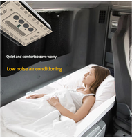 Climatiseur de stationnement split 12V/24V durable à bas prix pour camion, caravane, camping-car - Système de refroidissement et de chauffage silencieux avec télécommande