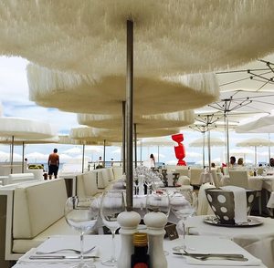 Sombrilla con flecos de algodón blanco, sombrilla de paja de lujo de gran tamaño <span class=keywords><strong>para</strong></span> Patio, sombrilla de jardín, sombrilla <span class=keywords><strong>para</strong></span> playa, <span class=keywords><strong>piscina</strong></span>, tapices, producto - Product Image 3