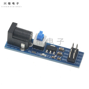 Módulo regulador de voltaje lineal AMS1117 de 5 V con conector CC y placa de alimentación con interruptor - Product Image 1