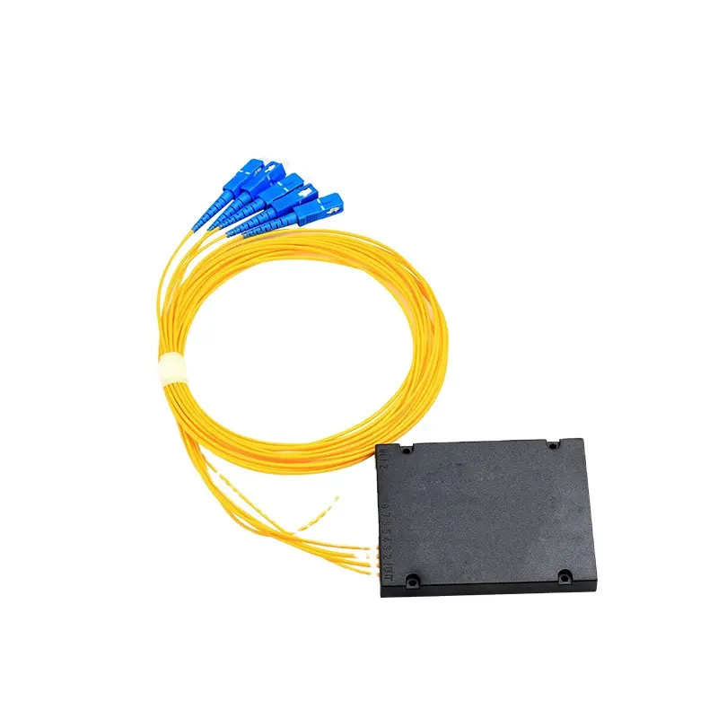 Prezzo di fabbrica FTTH ABS box cassete LC UPC 1x8 fibra ottica PLC splitter