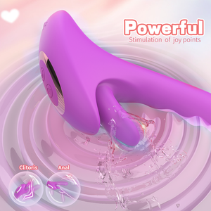 Juguetes elegantes para adultos con múltiples estímulos pulsación parpadeante diseño portátil ligero para mujeres sexis de silicona - Product Image 5