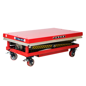 Mini elevador hidráulico Elevador de carga Hidráulico 100kg Elevador de batería con ruedas - Product Image 1