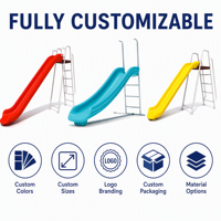 SageDelightRides – Équipement de jeu extérieur personnalisé : toboggan ondulé autoportant, échelle et rampes en acier pour enfants – Fabricant pour écoles