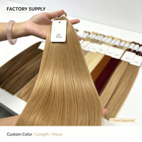 Vente en gros de cheveux chinois Remy naturels en vrac, cuticules alignées, double épaisseur, lots durables pour extensions, personnalisables OEM