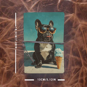 A6 Journal Bueno para Marketing Ideas de Campaña de Estudiantes y Notas de Comportamiento del Consumidor con Gafas de Sol de <span class=keywords><strong>Bulldog</strong></span> Francés Helado P - Product Image 4