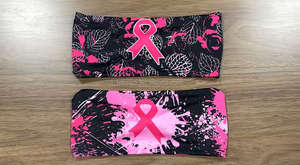 Diadema de <span class=keywords><strong>cinta</strong></span> Rosa personalizada pura para mujer, bandas para el sudor, sublimación para correr, entrenamiento deportivo, banda para la cabeza de seguridad - Product Image 4