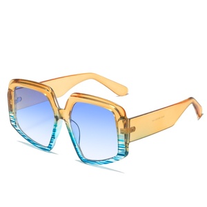 Lunettes de soleil unisexes vintage UV400 personnalisées avec logo, monture PC colorée, verres acryliques, pour hommes et femmes, par un créateur de mode populaire - Product Image 5