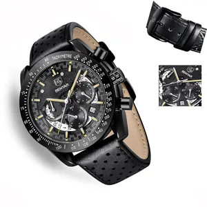 브랜드 도매 2020 럭셔리 남성 시계 Benyar 석영 손목 시계 남성 크로노 그래프 방수 시계 남성 스포츠