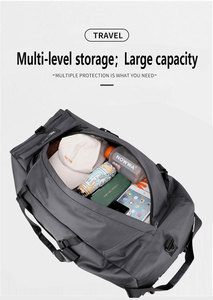 <span class=keywords><strong>Sac</strong></span> de voyage <span class=keywords><strong>à</strong></span> <span class=keywords><strong>roulettes</strong></span> grande capacité 60L, silencieux, avec bretelles de <span class=keywords><strong>sac</strong></span> <span class=keywords><strong>à</strong></span> <span class=keywords><strong>dos</strong></span> intégrées, pliable, étanche, alternative <span class=keywords><strong>à</strong></span> la valise - Product Image 3