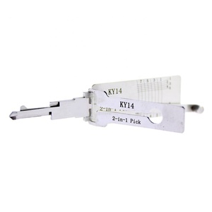 Alat tukang kunci alat Lishi 2 In 1 Lishi KY14 2in1 dekoder dan pilih untuk KIA - Product Image 4