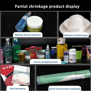 Heat Shrink Shrink Wrap Film Pof Shrink Wrap Film For Packaging Cosmetics Food Books Etc